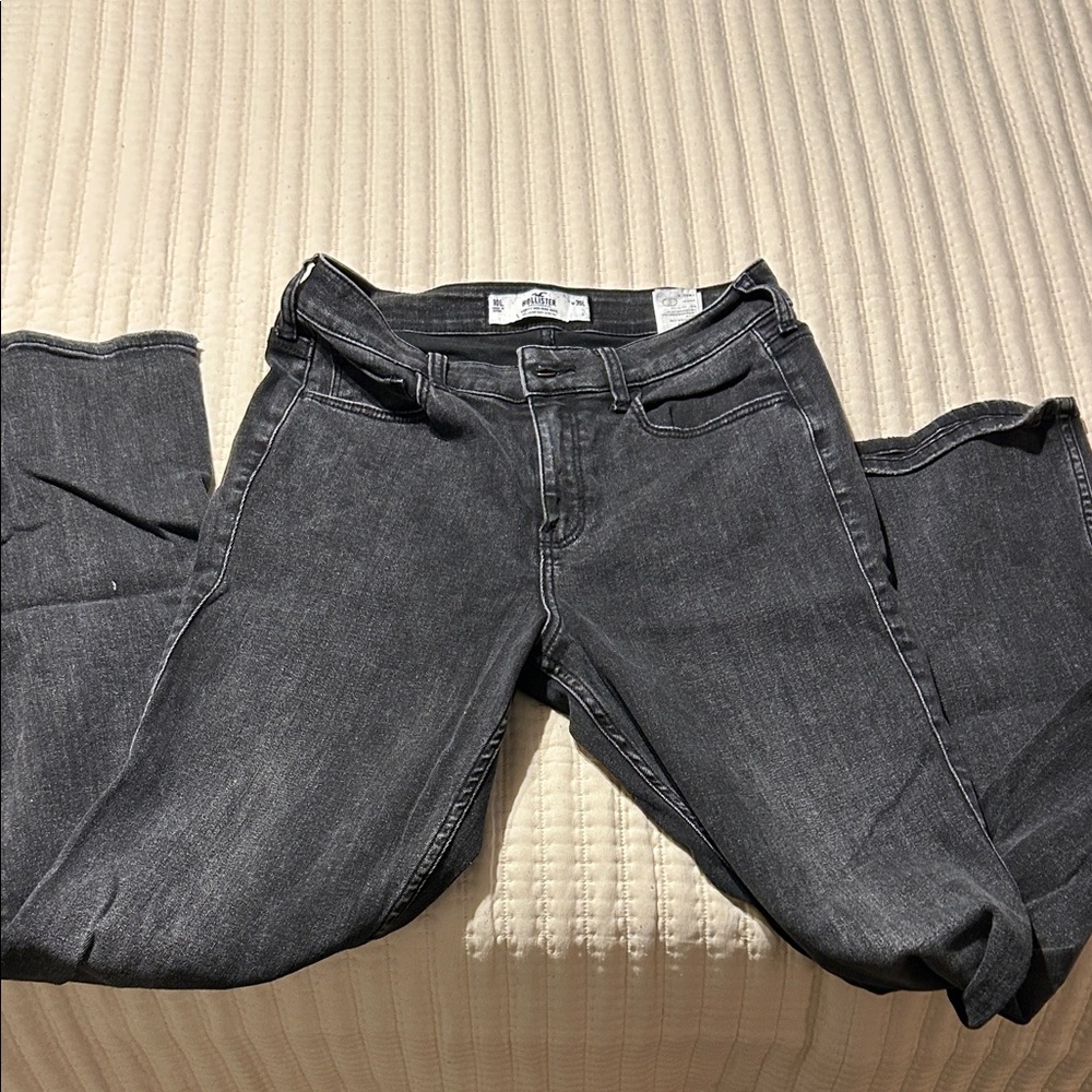 Hollister Dark Gray Women's Flare Jeans
